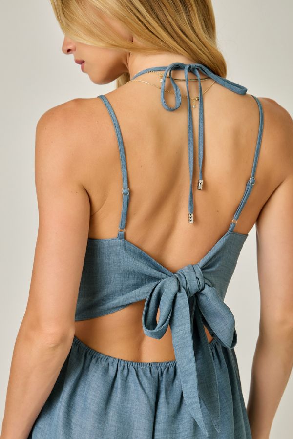 Halter Tie Jumpsuit