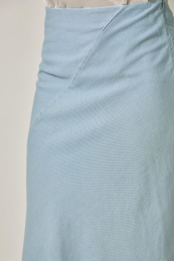 Bias Cut Midi Skirt