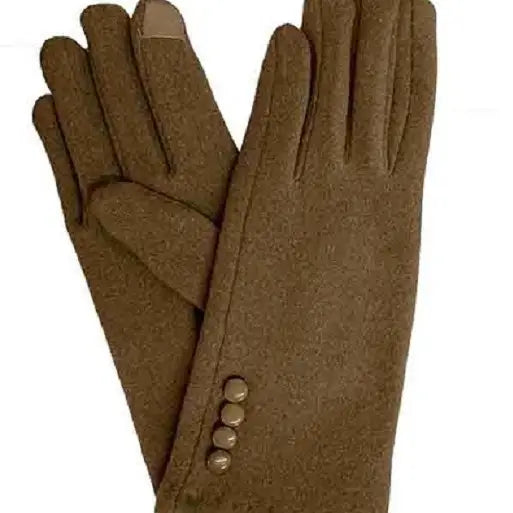 Three Button Gloves