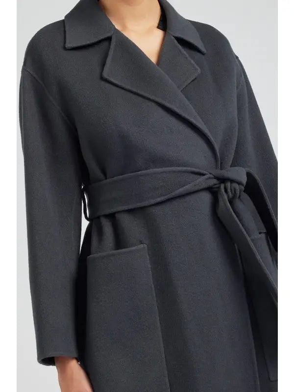 Wool Belted Coat