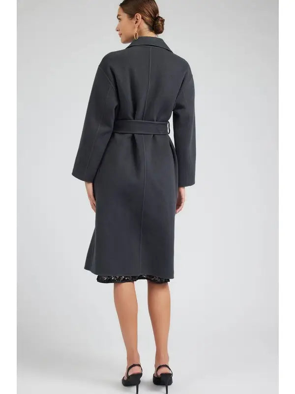 Wool Belted Coat