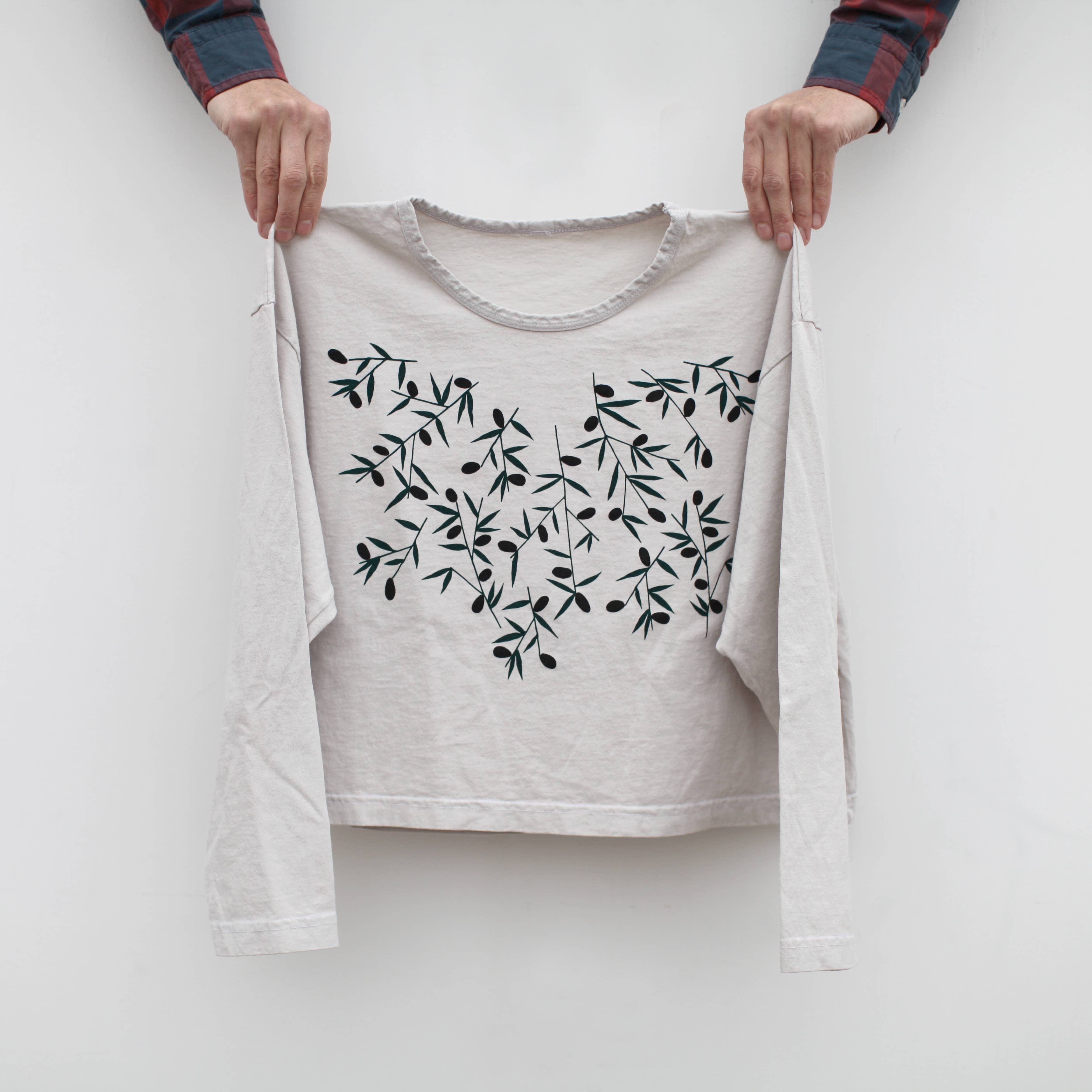 Olive Season Long Sleeve Tee