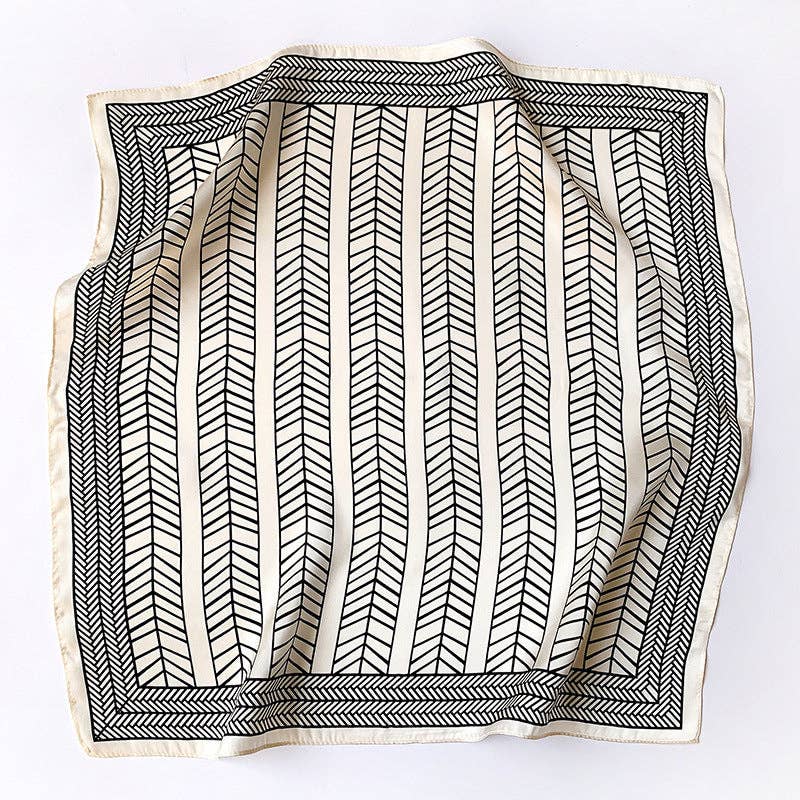 Herringbone Silk Scarf