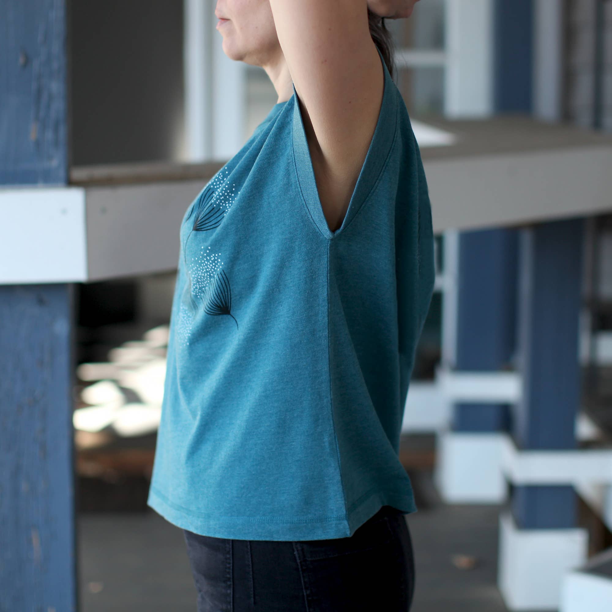 Eucalyptus Flowers Boxy Tee
