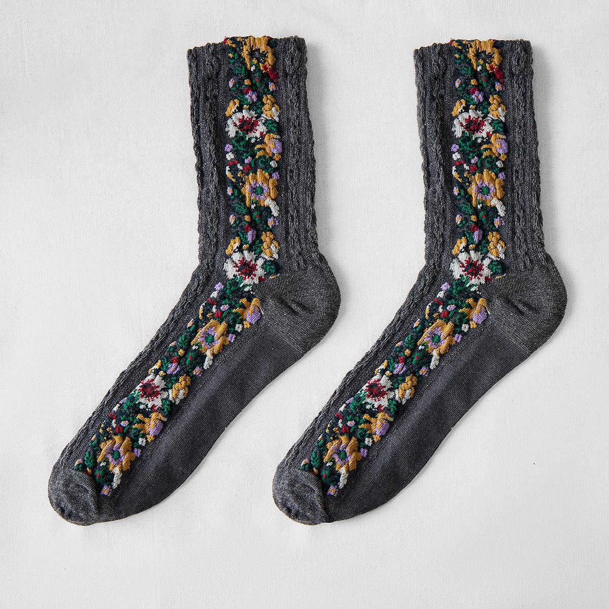 Vintage Floral Socks