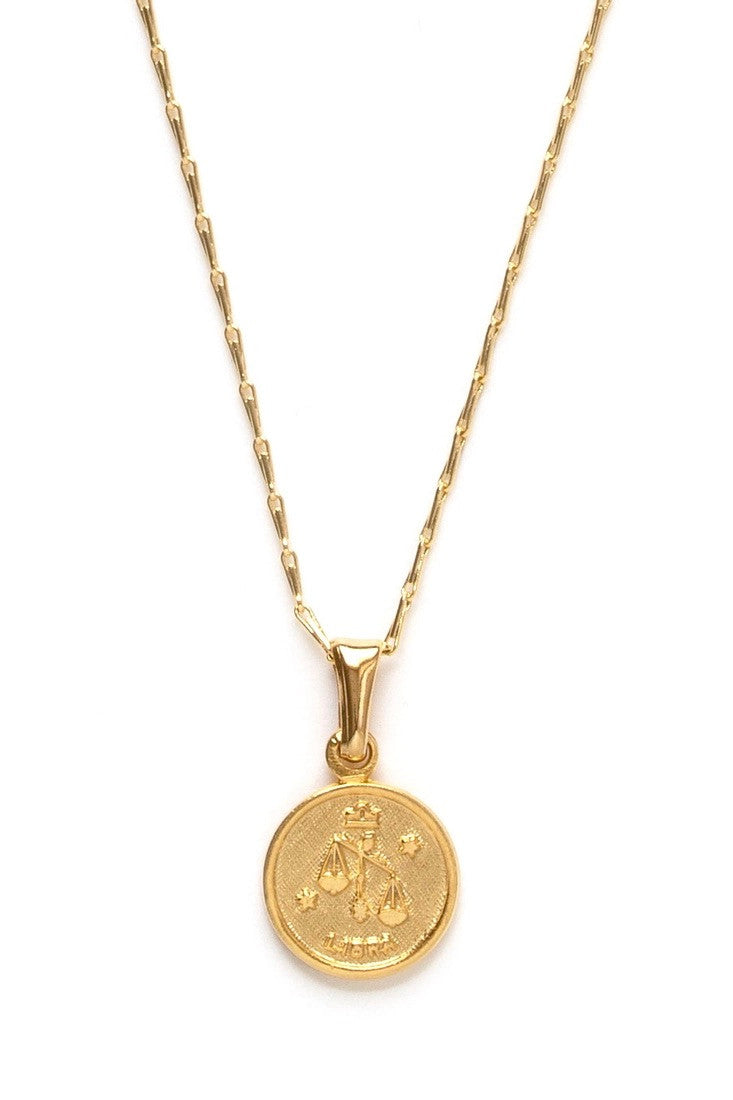 ZODIAC MEDALLION NECKLACE - 12 Styles