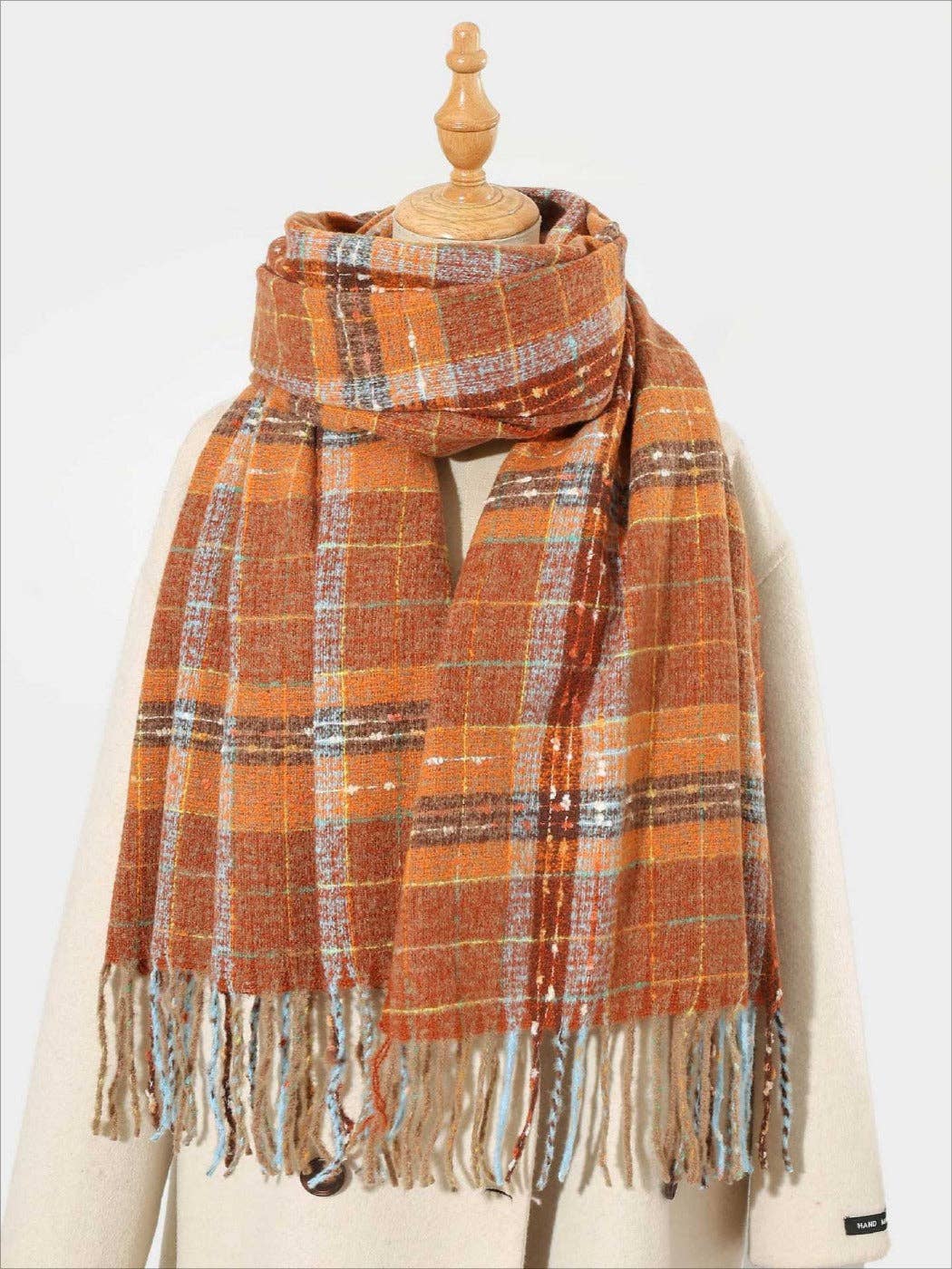 Timeless Plaid Warm Scarf