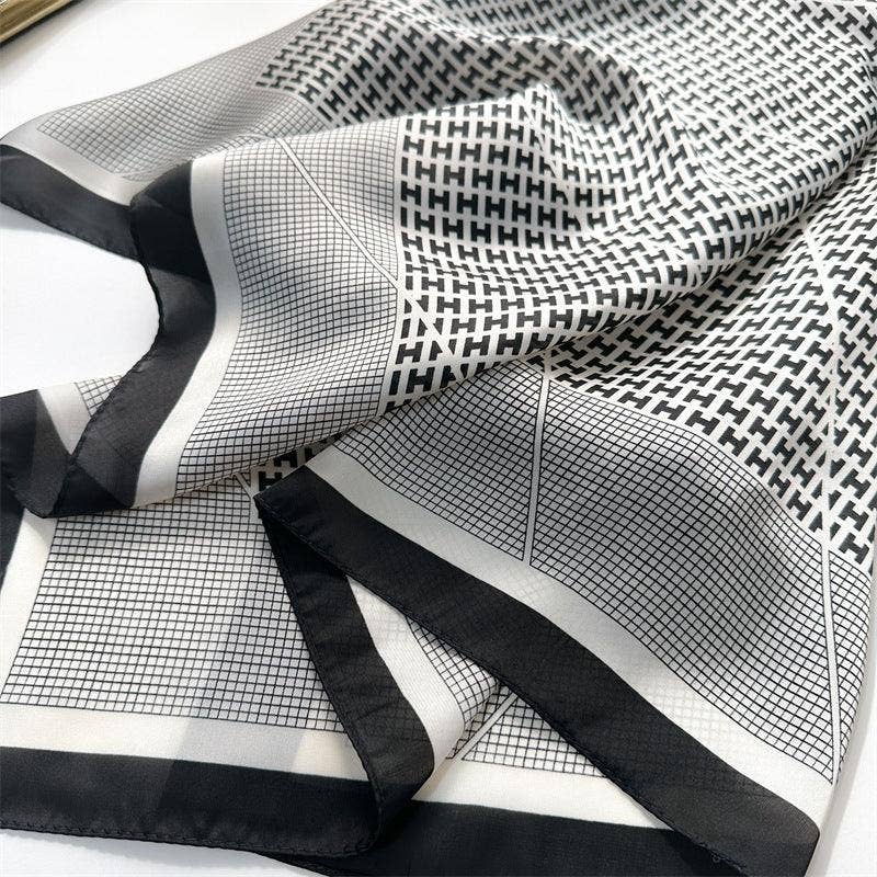 Plaid Square Scarf