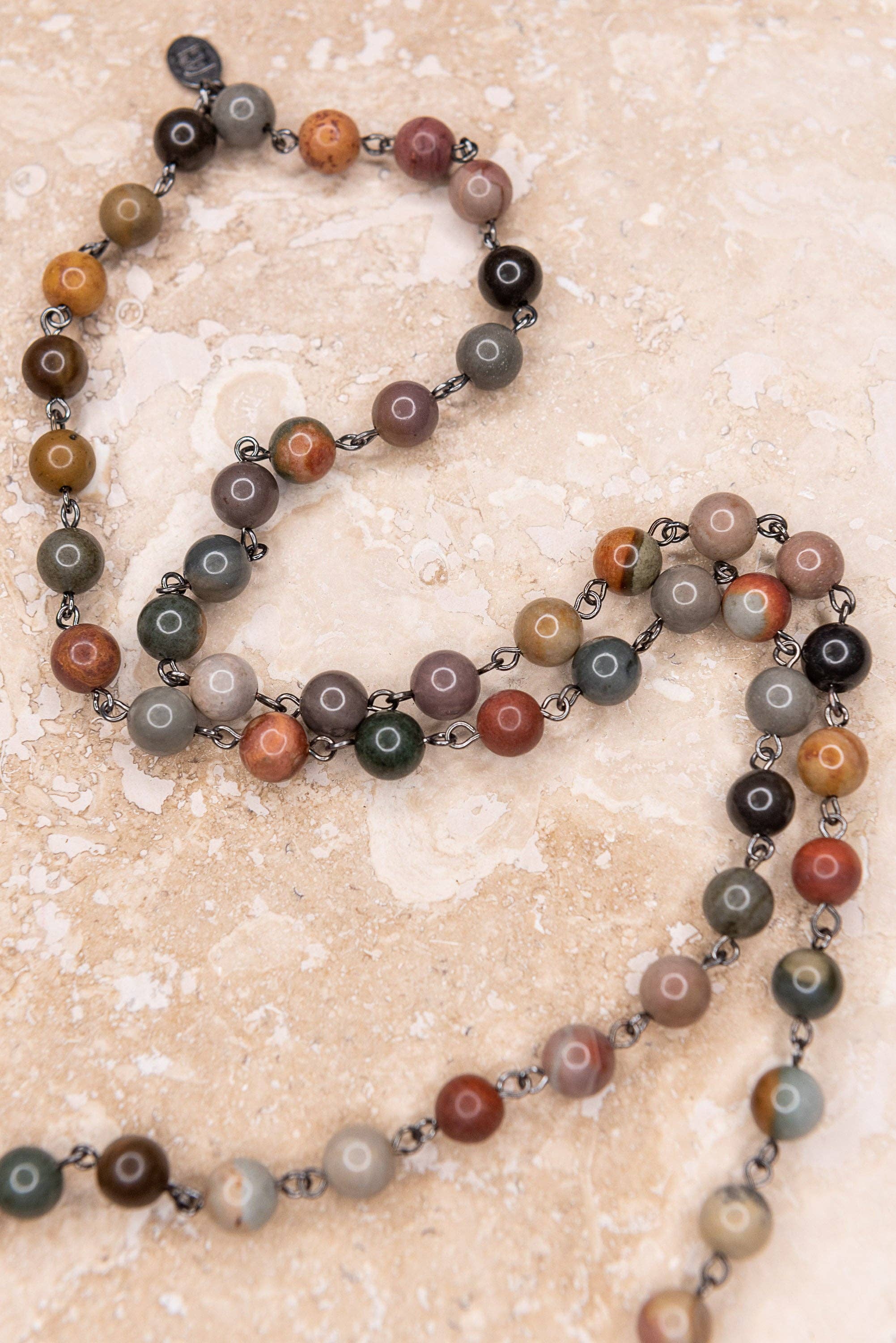 Patty Necklace in Dk. Mix