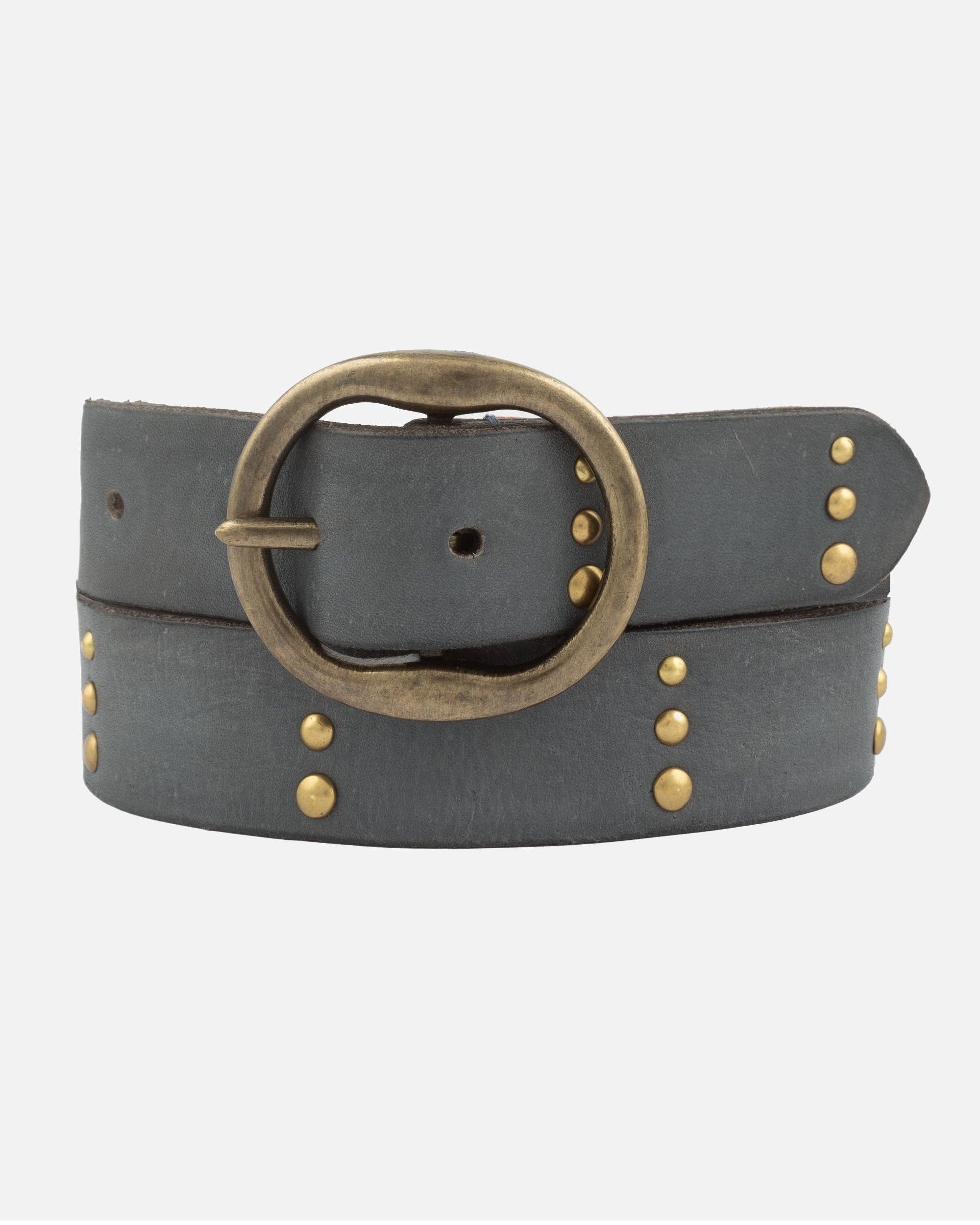 Dion Leather Studded Belt