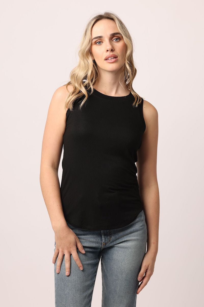 Another Love Cleo Tank Top Black