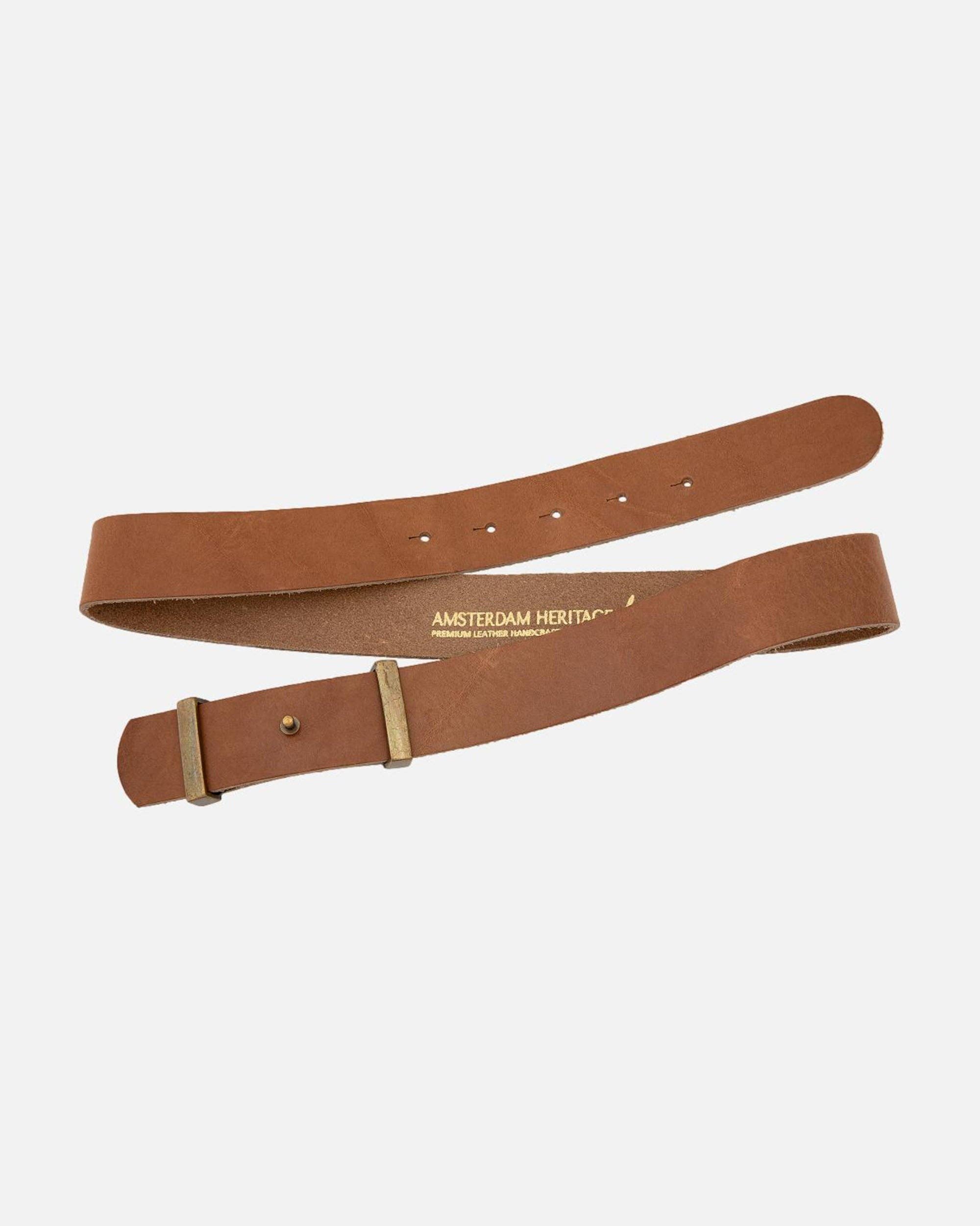 Jip Gold Buckleless Leather Belt