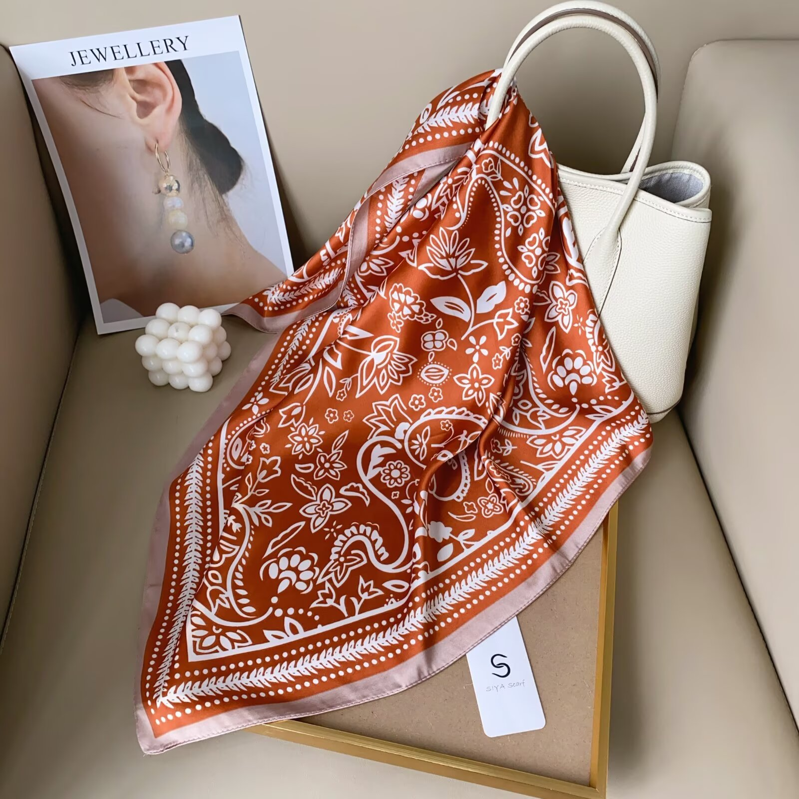 Paisley Square Scarf