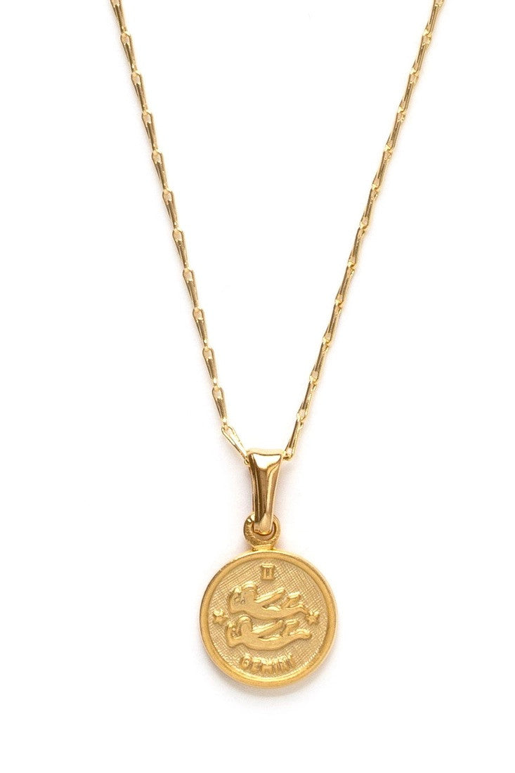 ZODIAC MEDALLION NECKLACE - 12 Styles