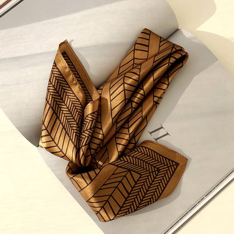 Herringbone Silk Scarf