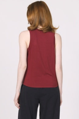Carmela Pleather Tank