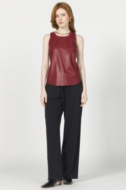 Carmela Pleather Tank