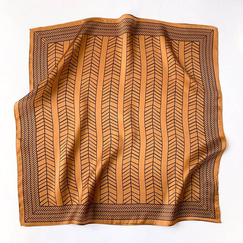 Herringbone Silk Scarf