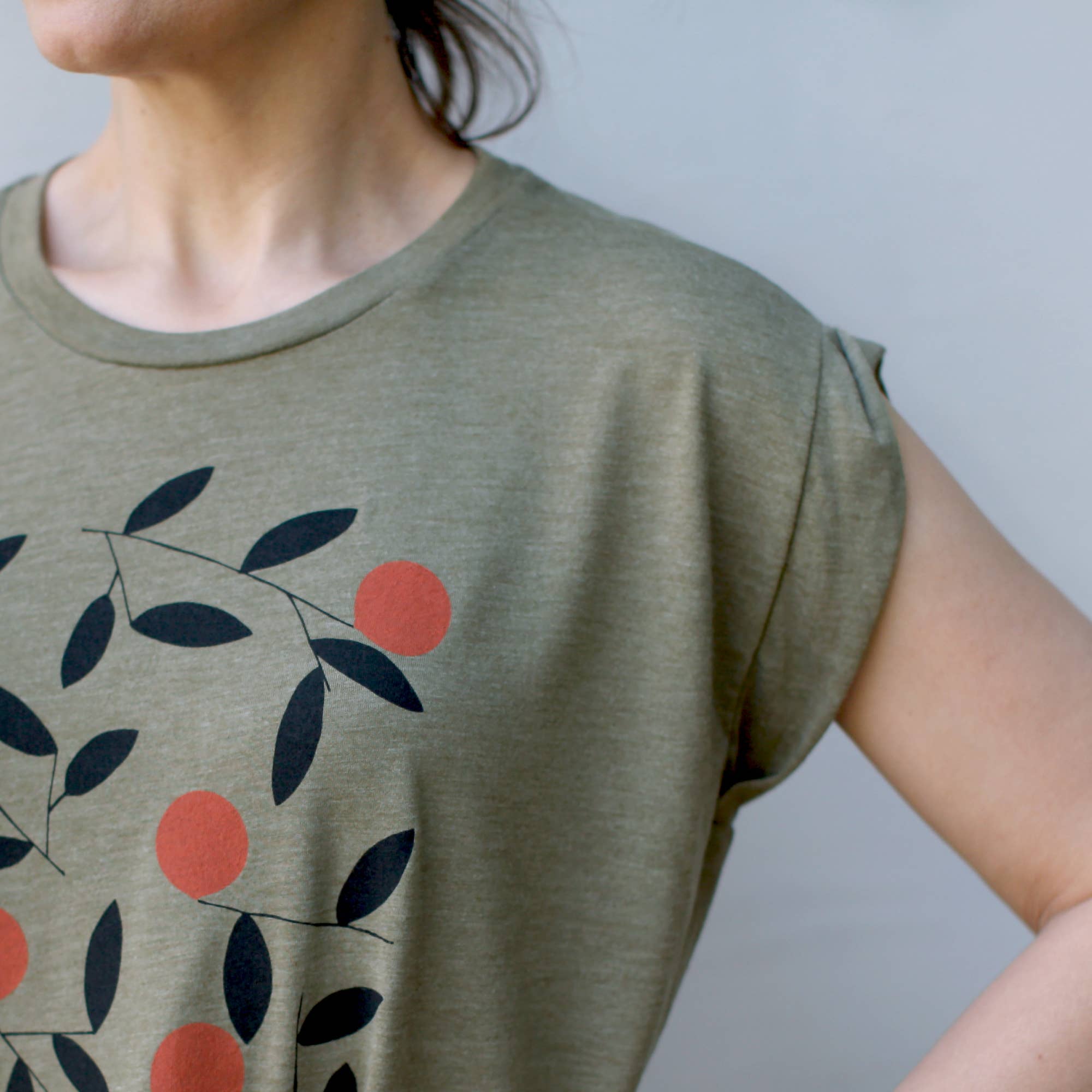 Citrus Season Muscle Tee