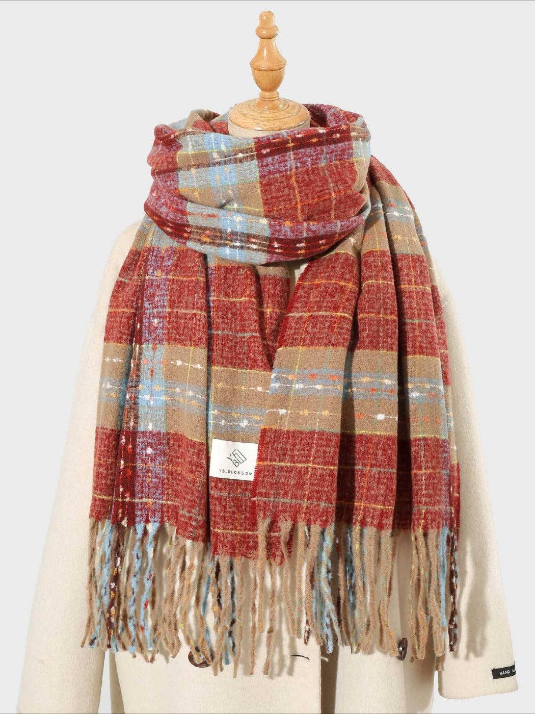 Timeless Plaid Warm Scarf