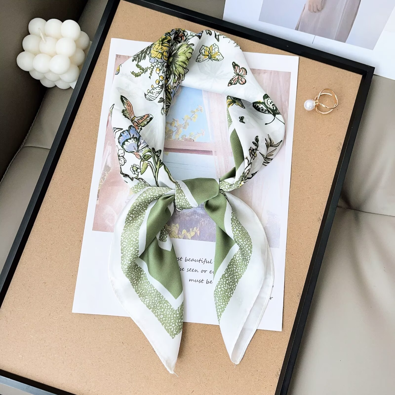 Butterfly Square Scarf