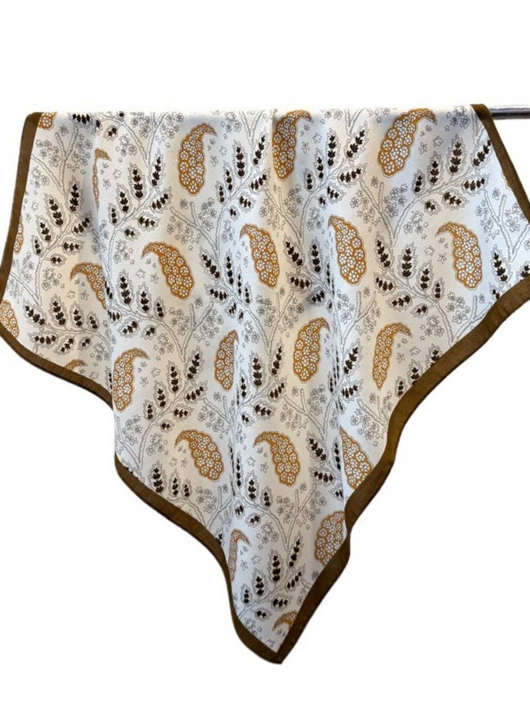 Paisley Floral Square Scarf