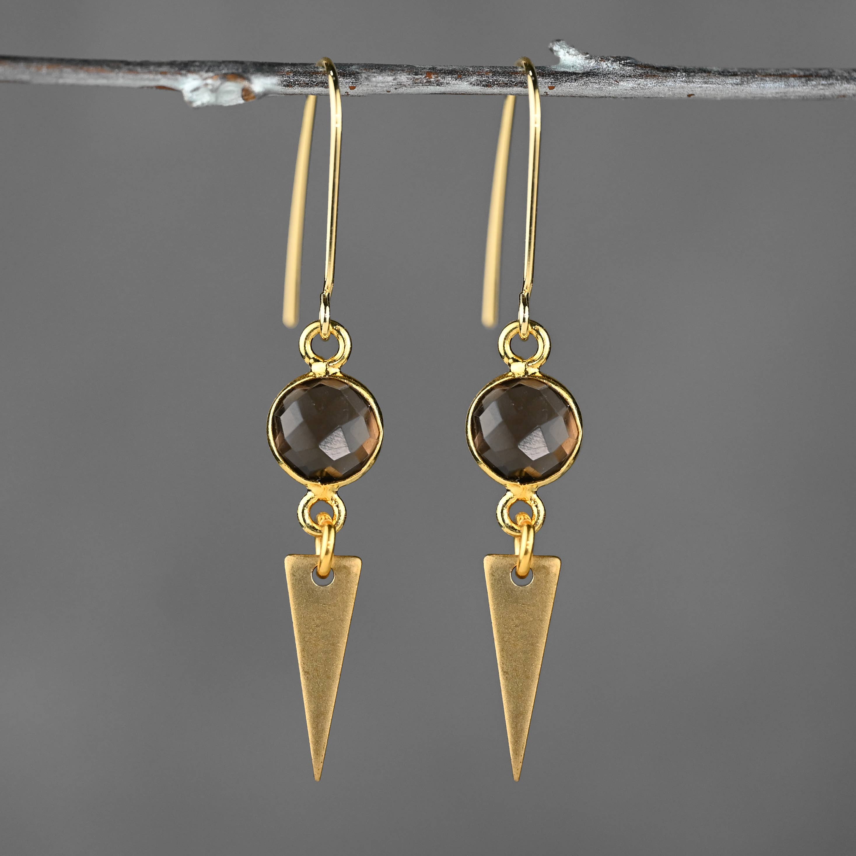 Triangle Drop Earrings