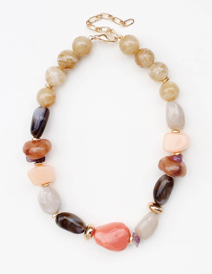 Geo Bead Necklace