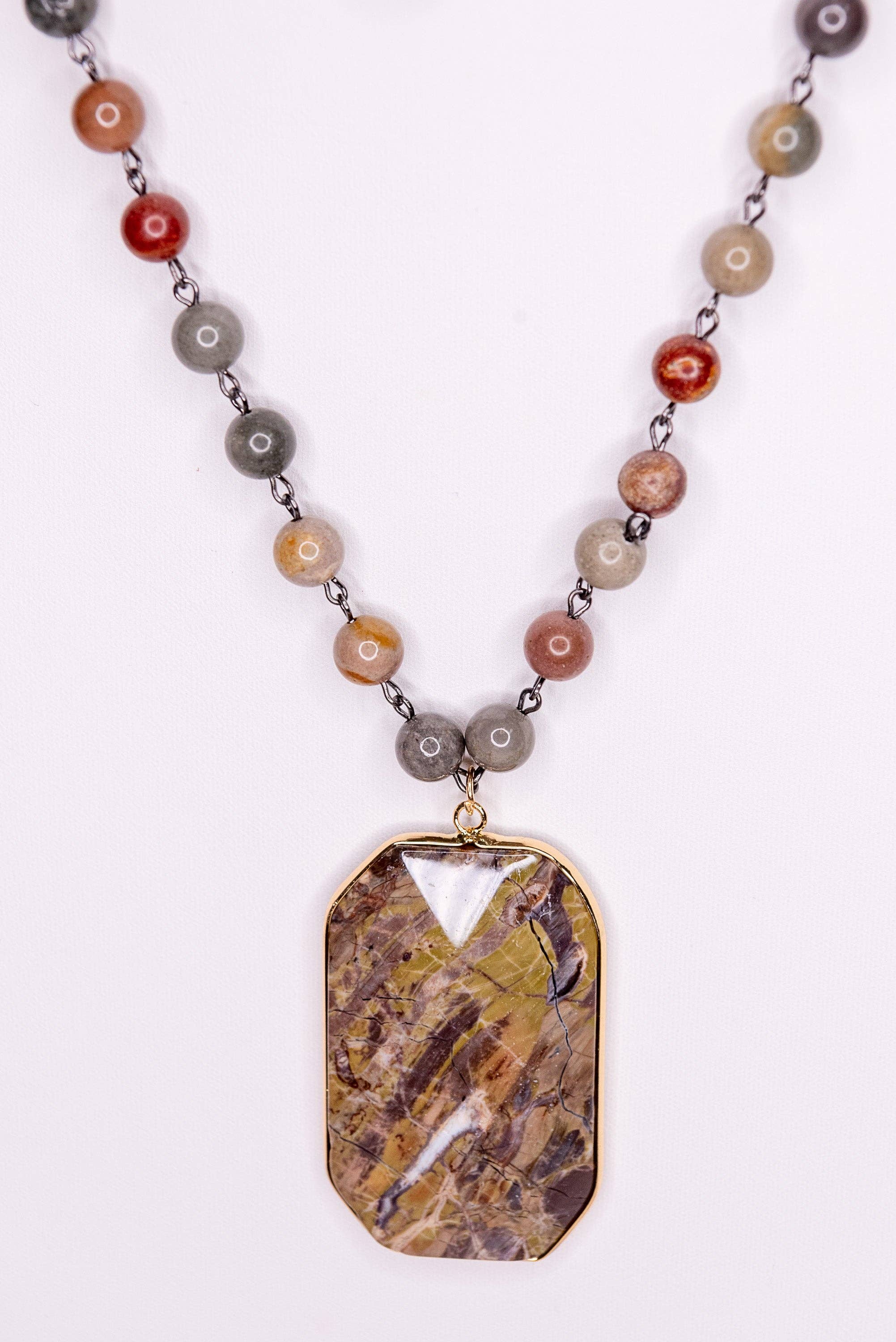 Patty Necklace in Dk. Mix