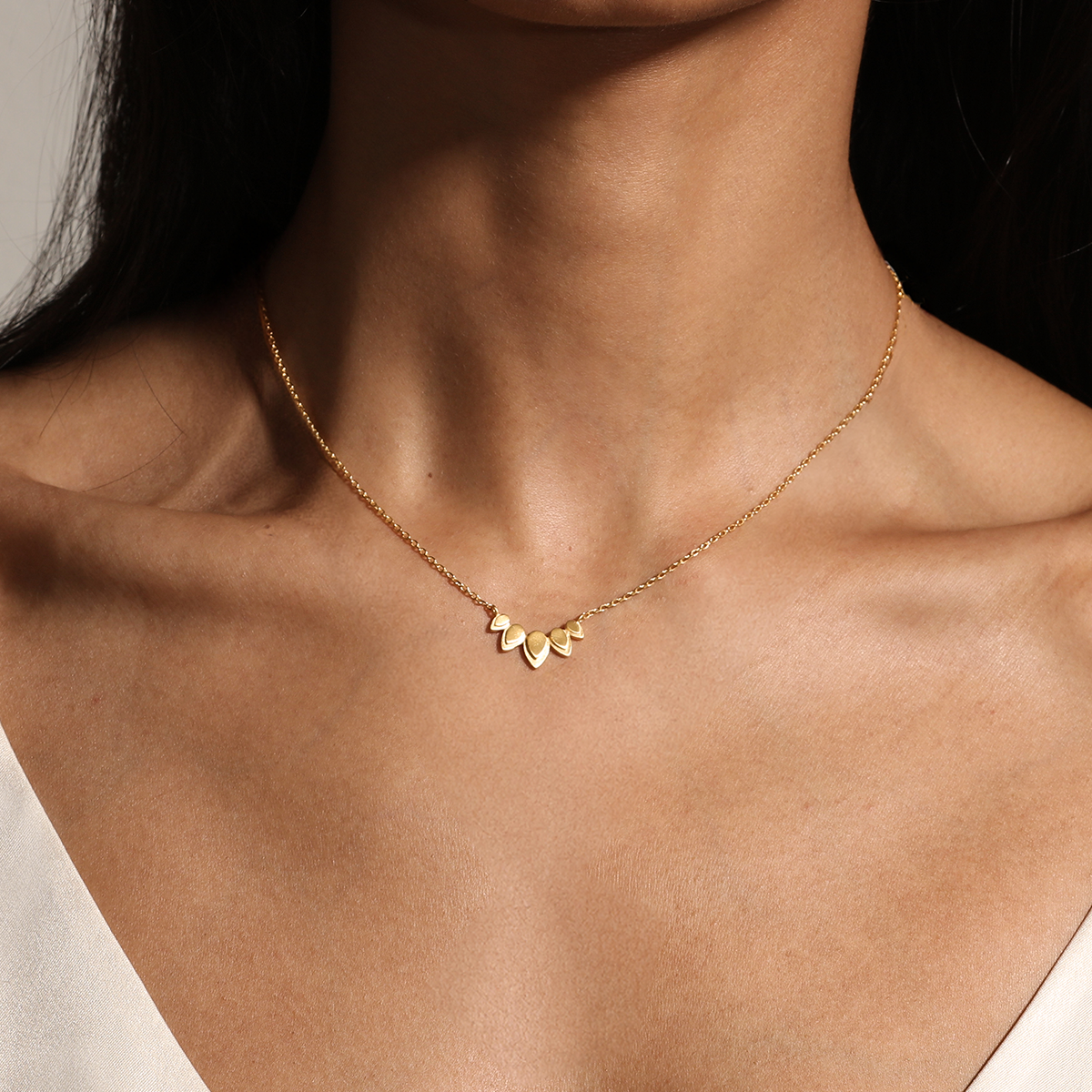 16” Lotus Petal Necklace