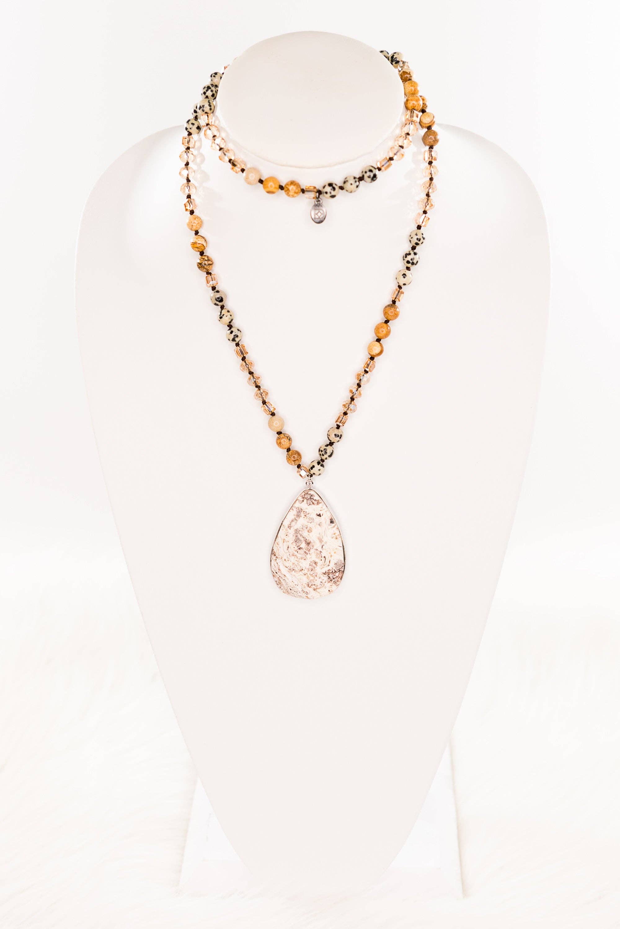 Rochelle Necklace in Beige