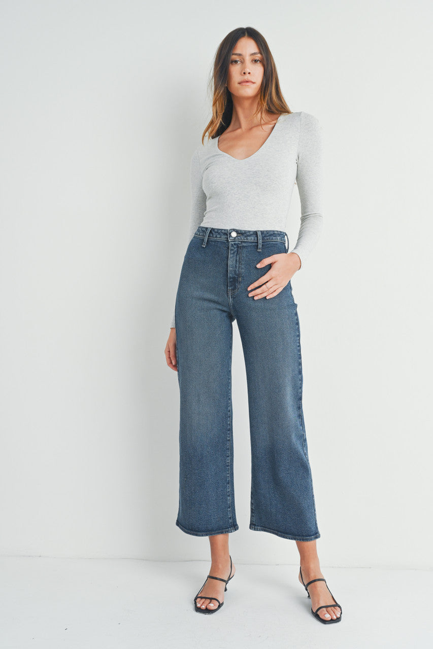 Longer Wide Leg Trouser