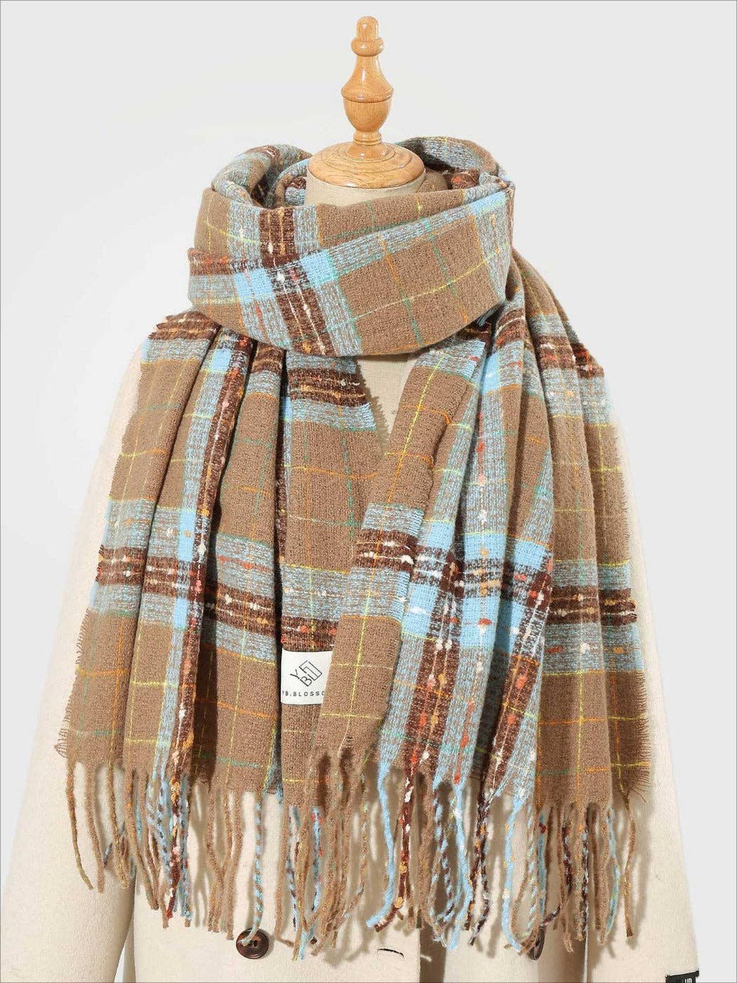 Timeless Plaid Warm Scarf