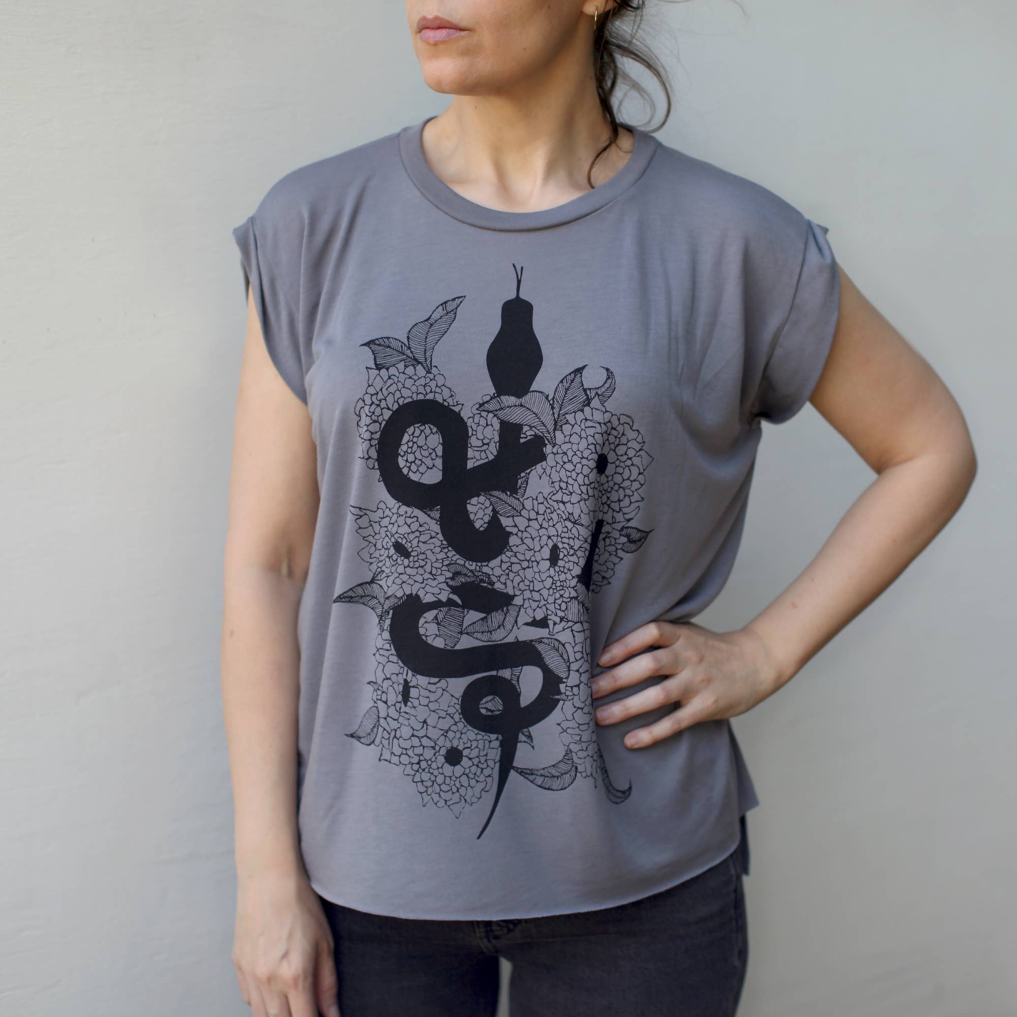Black Snake Muscle Tee