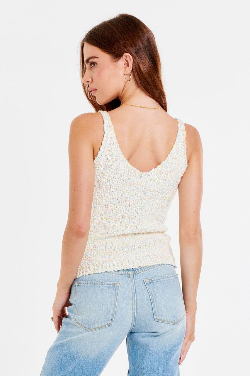 Another Love Simone Sweater Tank Confetti