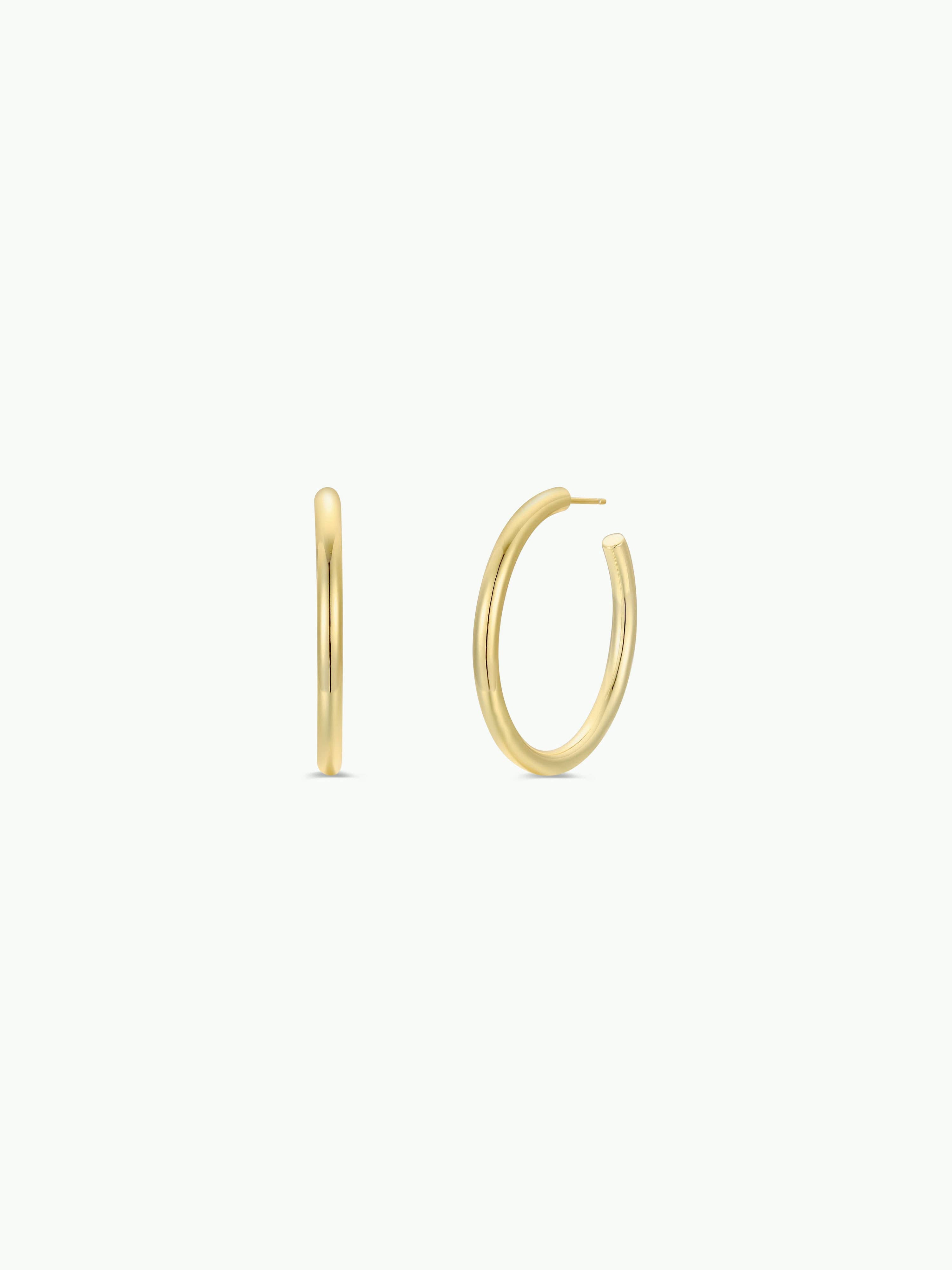 Everyday Gold Hoops - Large
