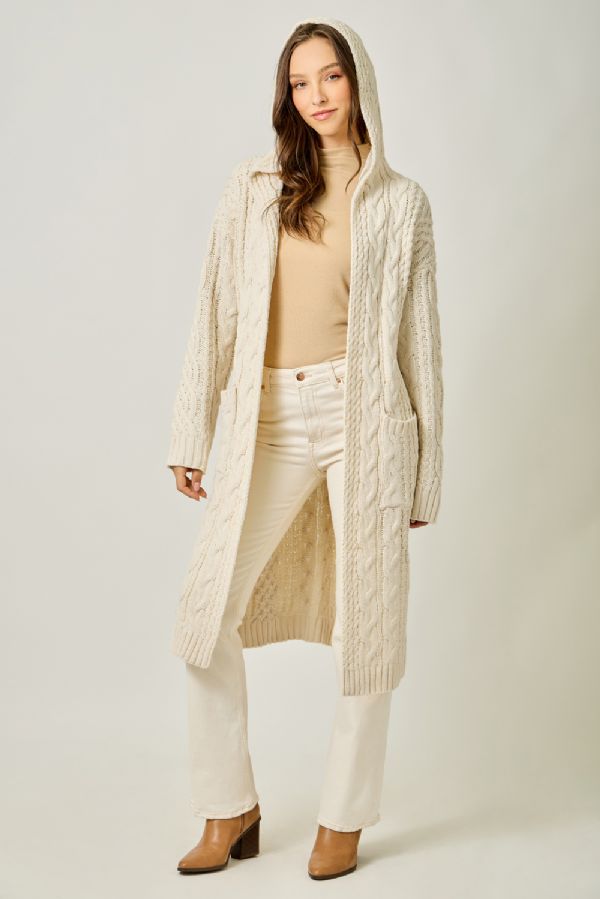 Hooded Cardigan