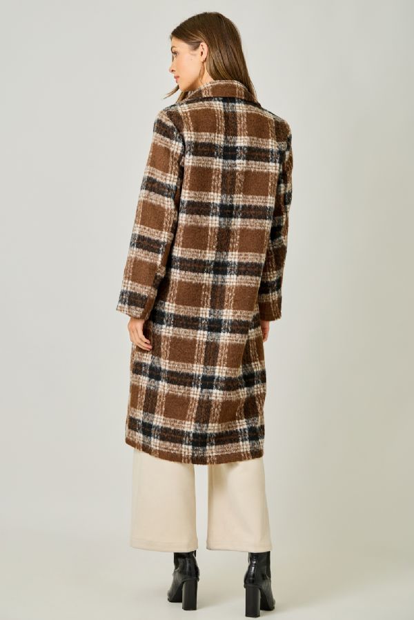 Plaid Long Coat