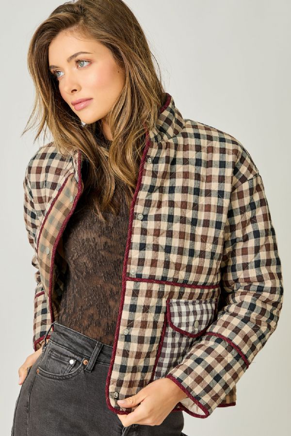 Mixed Media Quilted Jacket