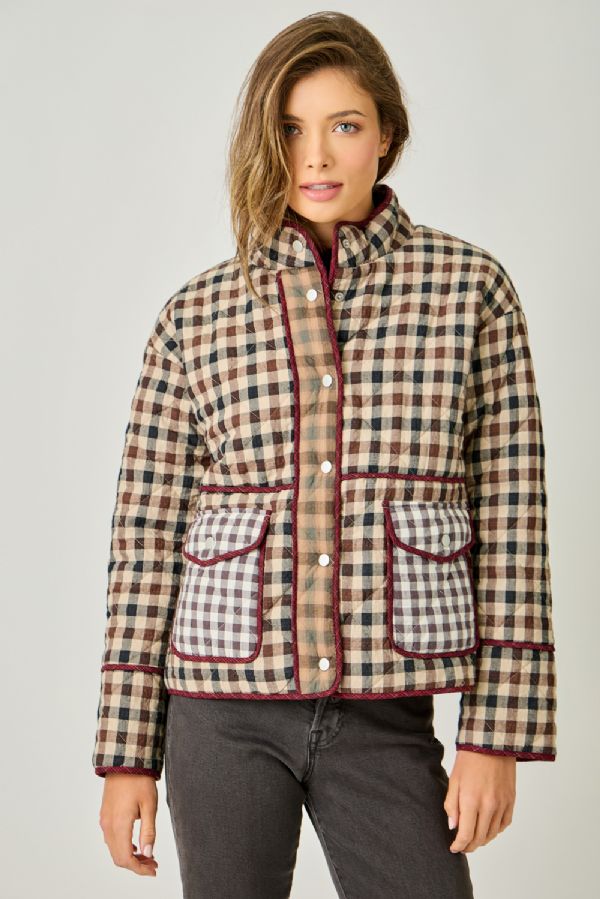 Mixed Media Quilted Jacket