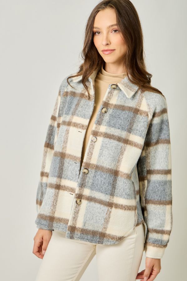 Soft Plaid Shacket