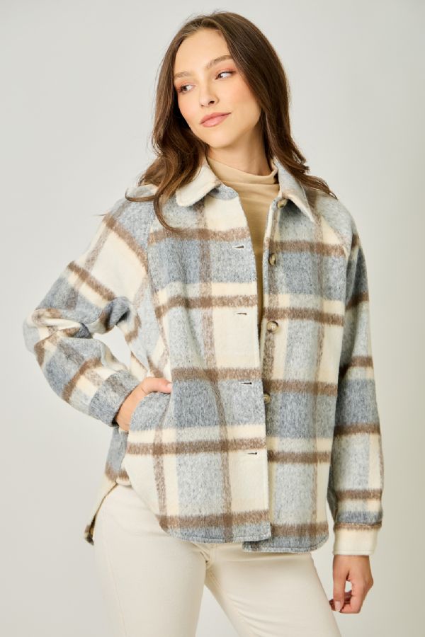 Soft Plaid Shacket