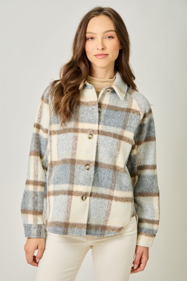 Soft Plaid Shacket