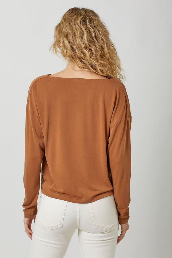 COWL NECK MODAL TOP