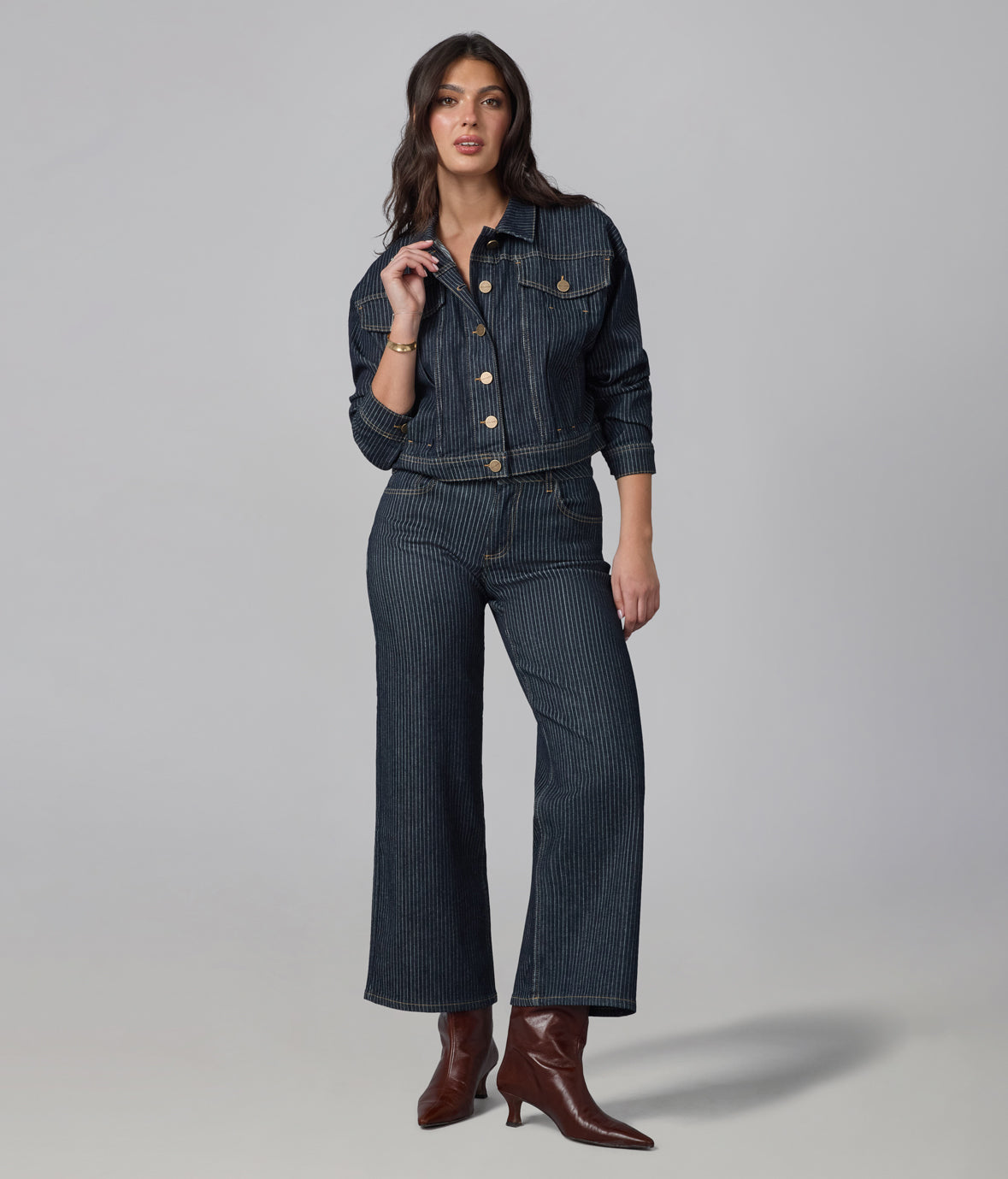 Colette Pinstripe Jean