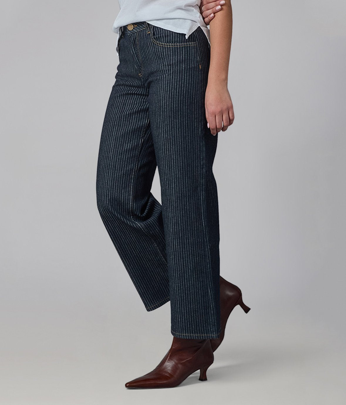Colette Pinstripe Jean