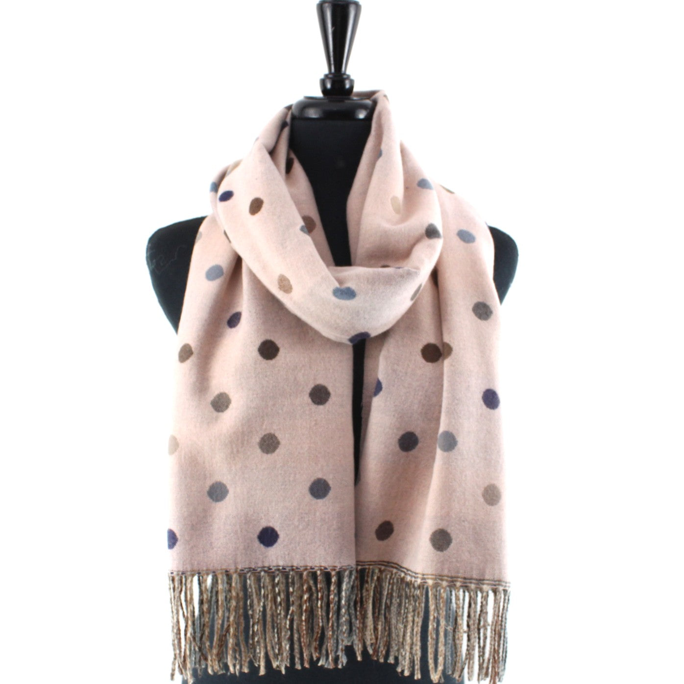 Polka Dot Reversible Scarf