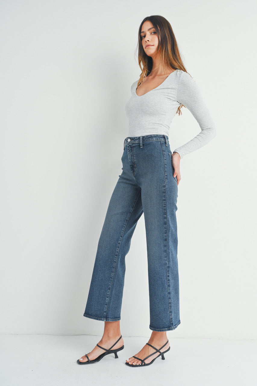 Longer Wide Leg Trouser