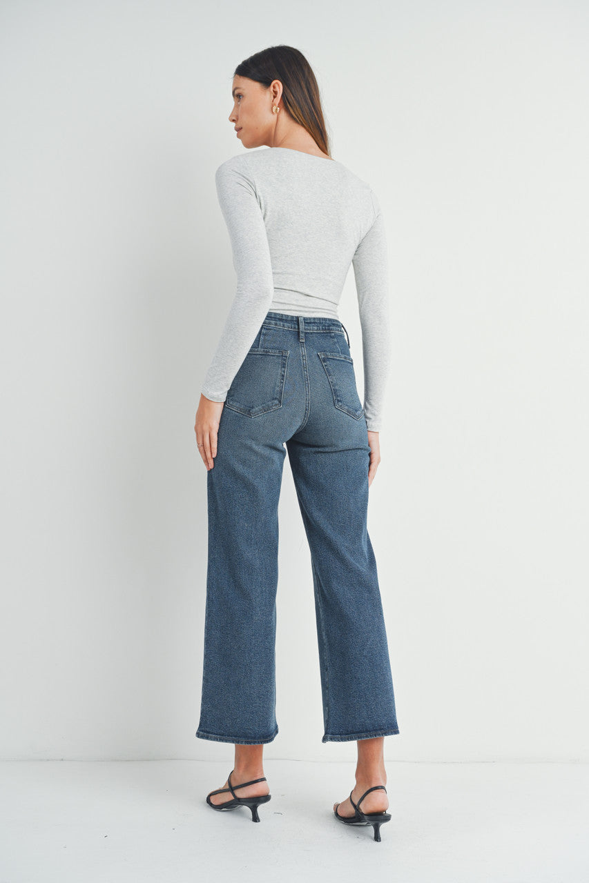 Longer Wide Leg Trouser